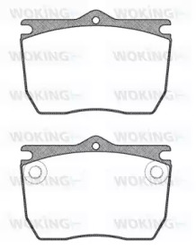 Комплект тормозных колодок WOKING JSA 9243.20