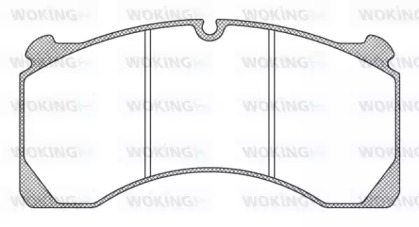 Комплект тормозных колодок WOKING JSA 9473.10