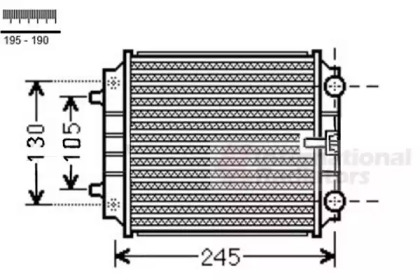 Теплообменник VAN WEZEL 03002336