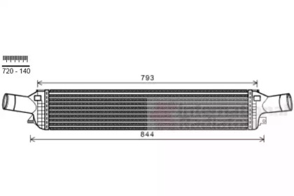 Теплообменник VAN WEZEL 03004319