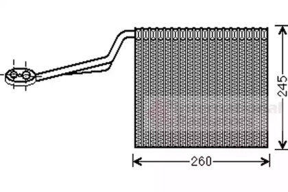 Испаритель VAN WEZEL 0300V322