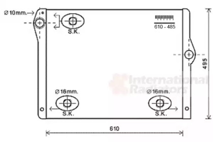 Теплообменник VAN WEZEL 06002430