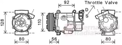 Компрессор VAN WEZEL 0600K416