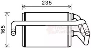 Теплообменник VAN WEZEL 13006405