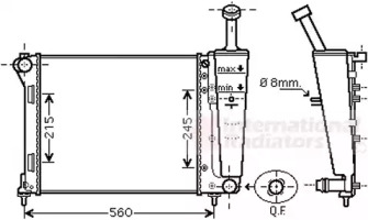 Теплообменник VAN WEZEL 17002404