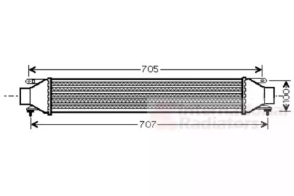 Теплообменник VAN WEZEL 17004321