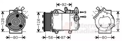 Компрессор VAN WEZEL 1800K393