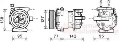 Компрессор VAN WEZEL 1800K469