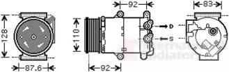 Компрессор VAN WEZEL 1800K477