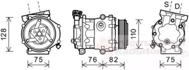 Компрессор VAN WEZEL 1800K479