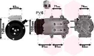 Компрессор VAN WEZEL 1800K498