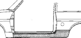 Порог VAN WEZEL 1833.01