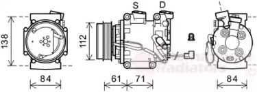 Компрессор VAN WEZEL 2500K275