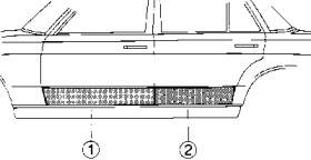 Дверь, кузов VAN WEZEL 3010175