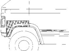 Боковина VAN WEZEL 3050.55