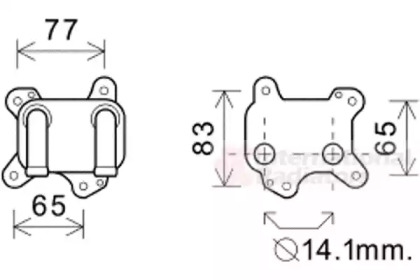 Теплообменник VAN WEZEL 37003581