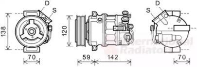 Компрессор VAN WEZEL 3700K579