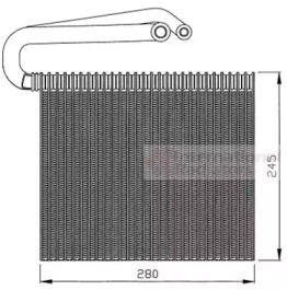 Испаритель VAN WEZEL 3700V399