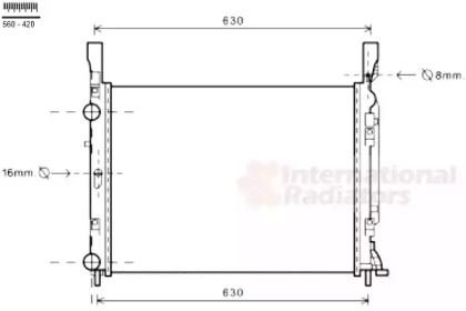 Теплообменник VAN WEZEL 43002469