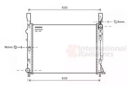 Теплообменник VAN WEZEL 43002472