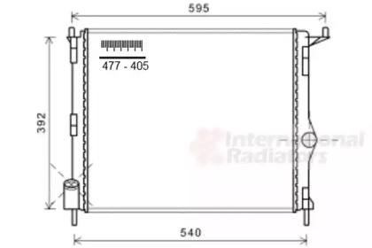 Теплообменник VAN WEZEL 43002476