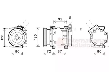 Компрессор VAN WEZEL 4300K479