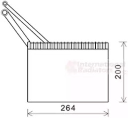 Испаритель, кондиционер VAN WEZEL 4300V562