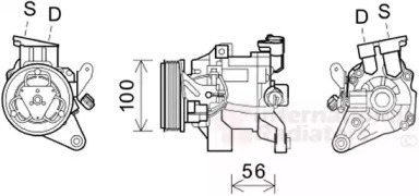 Компрессор VAN WEZEL 5100K096