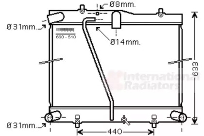 Теплообменник VAN WEZEL 53002601