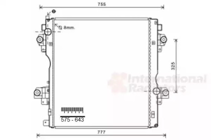 Теплообменник VAN WEZEL 53002603