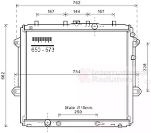 Теплообменник VAN WEZEL 53002616