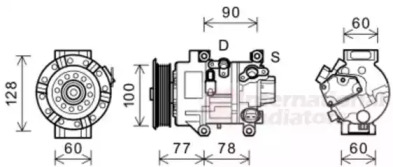 Компрессор VAN WEZEL 5300K584