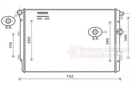 Теплообменник VAN WEZEL 58002324