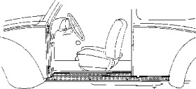 Порог VAN WEZEL 5801.05