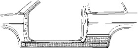 Накладка порога VAN WEZEL 5812101