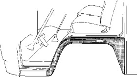 Боковина VAN WEZEL 5851.55