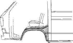 Крыло VAN WEZEL 5870155