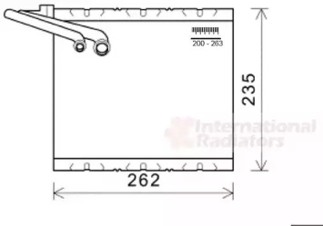 Испаритель VAN WEZEL 5900V157