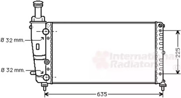 Теплообменник VAN WEZEL 73002067