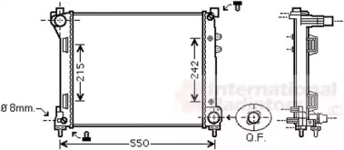 Теплообменник VAN WEZEL 73002098