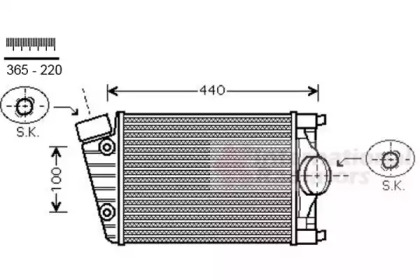 Теплообменник VAN WEZEL 74004070