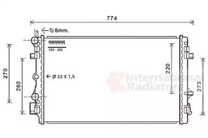 Теплообменник VAN WEZEL 76002021