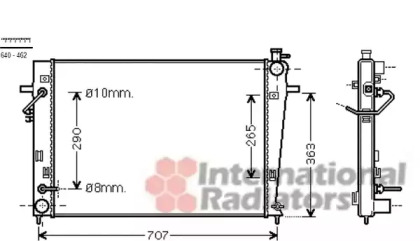 Теплообменник VAN WEZEL 82002247