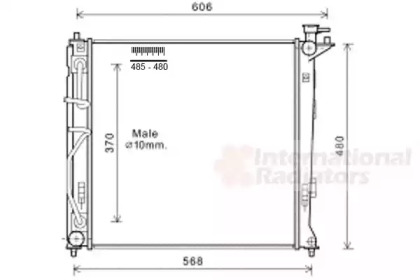 Теплообменник VAN WEZEL 82002282