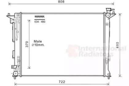 Теплообменник VAN WEZEL 82002283