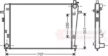 Теплообменник VAN WEZEL 82002328