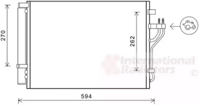 Конденсатор VAN WEZEL 82005280