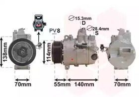 Компрессор VAN WEZEL 0200K187