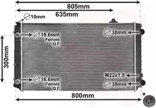 Теплообменник VAN WEZEL 03002252