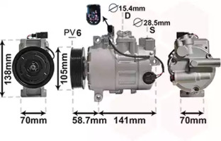 Компрессор VAN WEZEL 0300K279